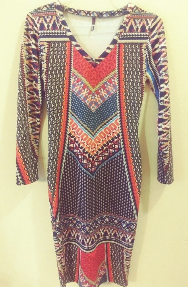 Tribal print dress size small
